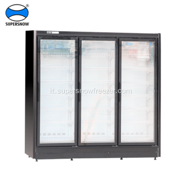 Tipo di remoto Frozen Food Display Freezer Congelatore verticale